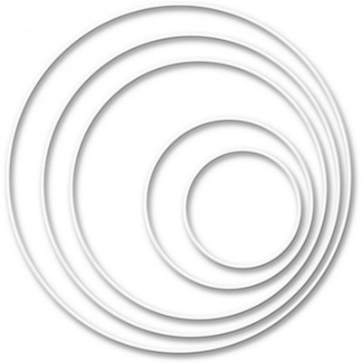HobbyFun drátěný kruh na výrobu lapače snů 35 cm – Zboží Mobilmania