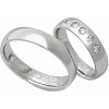 Prsteny Aumanti Snubní prsteny 35 Platina bílá