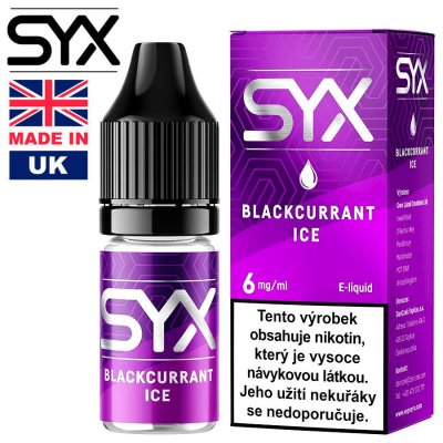 SYX Blackcurrant Ice 10 ml 6 mg – Zboží Dáma