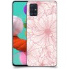 Pouzdro a kryt na mobilní telefon Samsung Pouzdro ACOVER Samsung Galaxy A51 A515F s motivem Floral I