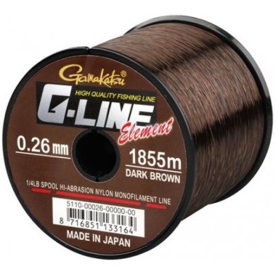 GAMAKATSU G-Line Element Dark Brown 920 m 0,35 mm 9,6 kg – Hledejceny.cz