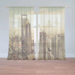 Záclony Mrakodrapy 4: 2 ks - 150x250 cm - Sablio – Hledejceny.cz