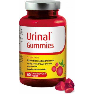 Stada Urinal Gummies malina 60 tablet – Hledejceny.cz