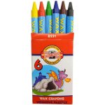 Koh-i-noor Voskové pastely 6 barev – Zboží Dáma Koh-i-noor Voskové pastely 6 barev – Zboží Dáma