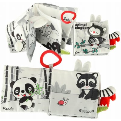 KIK textilní knížka s kontrastními vzory sova – Zbozi.Blesk.cz