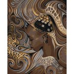 Zuty Malování podle čísel AFRICKÁ DOMORODÁ DÍVKA – Hledejceny.cz