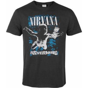 Tričko metal AMPLIFIED Nirvana NEVERMIND černá