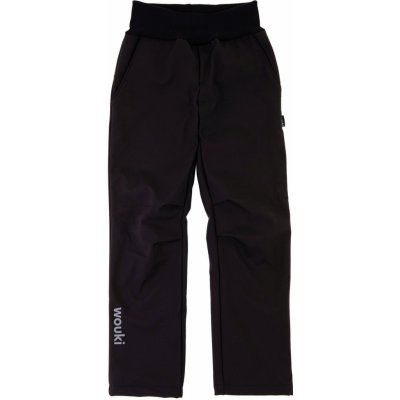 Wouki Jarní softshellové kalhoty Dun black – Zboží Mobilmania