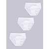Dětské spodní prádlo Yoclub bavlněné dívčí kalhotky 3-Pack BMD-0038G-AA10 white