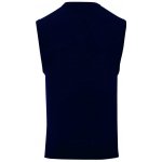Premier pletená vesta s výstřihem do V Knit námořnická modrá