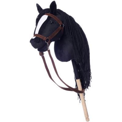 Kůň na tyči hobby horse HOPPIHORSE velikost A3 černý – Hledejceny.cz