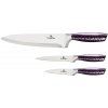 Sada nožů Berlingerhaus sada nožů nerez purple eclipse collection 3 ks