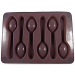 TORO Forma silikonová na led/čokoládu,tvar lžička,šedo-hnědá – Hledejceny.cz