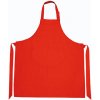 Zástěra L-Merch Unisex zástěra NT5220 Red 85x75cm