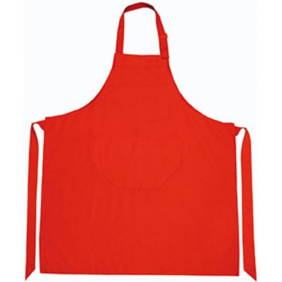 L-Merch Unisex zástěra NT5220 Red 85x75cm – Hledejceny.cz