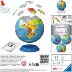 Ravensburger 3D puzzleball globus se zvířaty anglický 72 ks – Sleviste.cz