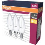 Osram Žárovka LED VALUE CLB60 E14 7W/827 3balení BASECLB60 svíčka – Hledejceny.cz