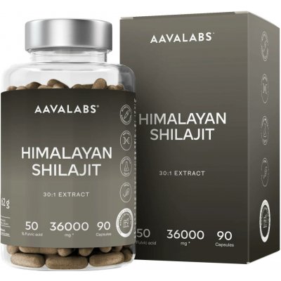 Aavalabs Shilajit čistý himálajský extrakt 90 kapslí – Hledejceny.cz