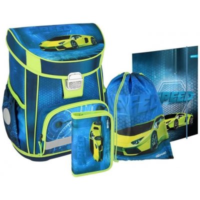 SPIRIT Školní brašna 5dílná sada VISION PLUS Speed Racer – Zboží Mobilmania
