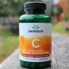 Vitamín a minerál Swanson Vitamin C PureWay-C with bioflavonoids s bioflavonoidy 500 mg 90 kapslí