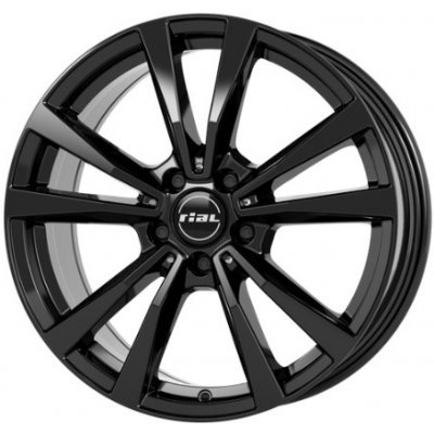 Rial M12 7,5x18 5x112 ET44 gloss black | Zboží Auto