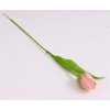Květina Umělý tulipán růžovozelený 371309-05