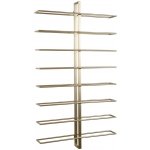 Present time Zlatý kovový stojan na víno Roglid 90 cm – Zboží Dáma