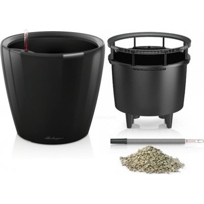 Lechuza Květináč Classico Černá 43 – Hledejceny.cz