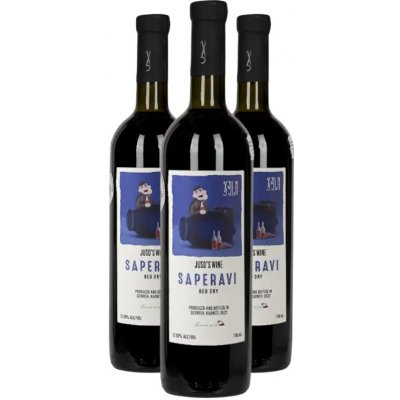 Juso Saperavi Kvevri Naturální víno 12,5% 3 x 0,75 l (holá láhev) – Hledejceny.cz