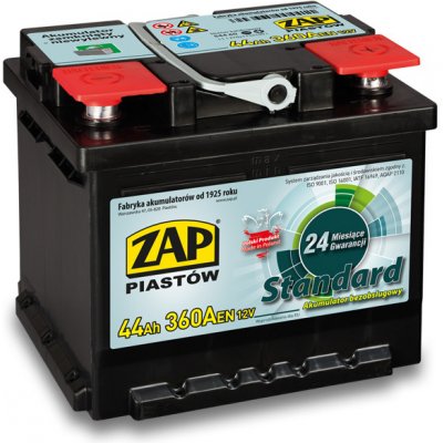 ZAP Standard 12V 44Ah 360A 54460 – Hledejceny.cz