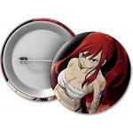 Fairy Tail Placka Erza Scarlet - 50 mm – Sleviste.cz