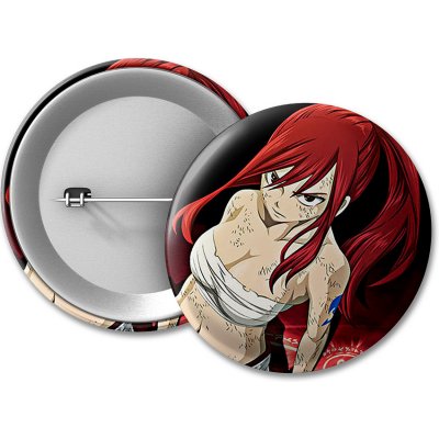 Fairy Tail Placka Erza Scarlet - 50 mm – Sleviste.cz