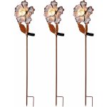 Weltbild Solární zahradní zápichy Květinové trio, sada 3 ks – Zboží Dáma