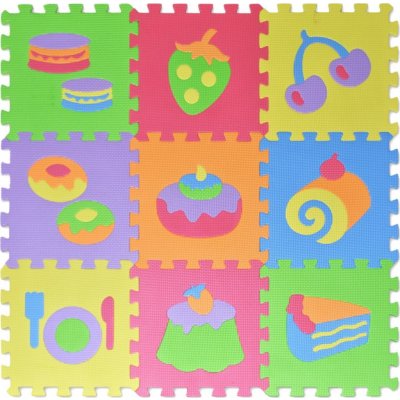 Lamps Pěnové puzzle 9 ks jídlo – Zboží Dáma