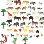 KIK Sada figurek Zvířata v ZOO 59 ks – Hledejceny.cz