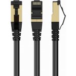 Gembird PP8-LSZHCU-BK-15M Patch, S/FTP, Cat 8, lanko, Cu, LSZH, 15m, černý – Zboží Mobilmania