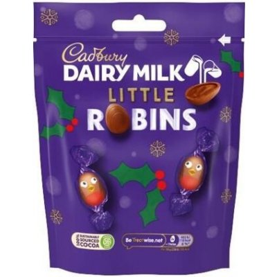 Cadbury Little Robins čokoládová vajíčka s čokoládovou náplní 77 g – Zboží Dáma