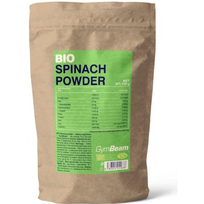 GymBeam BIO Spinach powder 100 g – Hledejceny.cz