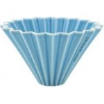 Origami Dripper keramický S matně modrý – Zboží Dáma