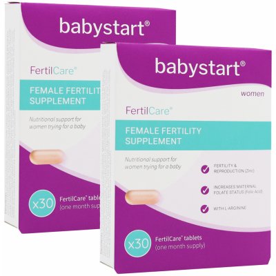 Babystart FertilCare vitamíny pro ženy s kyselinou listovou 2 x 30 tablet