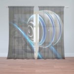 Sablio Záclony Modrá koule: 2ks 150x250cm – Hledejceny.cz