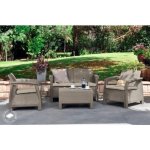 Keter Corfu Set cappuccino – Sleviste.cz