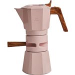 Muvna Thermo-Control Dual Valve Moka Pot 4 šálky moka konvice s kontrolou teploty - růžová – Zboží Dáma