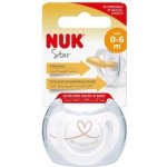 Nuk šidítko latex Star srdce bílá – Hledejceny.cz