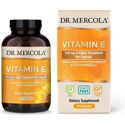 Dr.Mercola Vitamín E 308 IU 90 kapslí