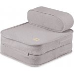 PLUSH NEST Dětské skládací křesílko Beránek (šedý) 150 × 60 × 25 cm – Sleviste.cz