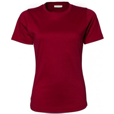 Silné tričko Tee Jays Interlock Tmavě červená