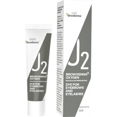 Brow Xenna Oxygen J2 barva Grafit 15 ml – Zboží Dáma