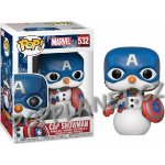 Funko Pop! Marvel Holiday Captain America 9 cm – Zboží Mobilmania