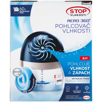 Ceresit Stop vlhkosti Aero 360° přístroj modrý + tableta 450g – Zboží Dáma